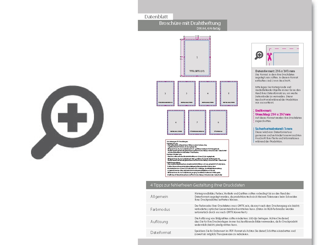 Product Bild brosch__re_mit_drahtheftung__endformat_din_a4__84-seitig